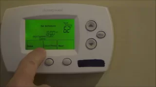 How to Program Your Thermostat - Honeywell FocusPro TH6000 Series