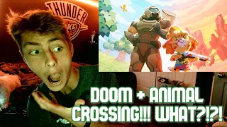 THE CRAZIEST CROSSOVER! DOOM CROSSING: Eternal Horizons Music Video | REACTION