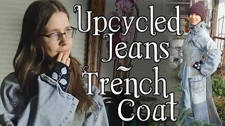 Upcycling 7 Pairs of Old Jeans into an Epic Trench Coat & Why Eco Fashion Matters! | Raederle Vlog
