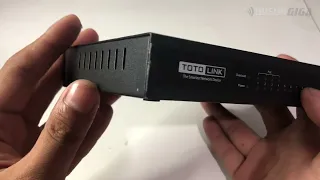 Unboxing Switch HUB POE 8 Port TOTOLINK