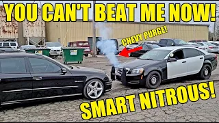 My E55 AMG Beat My LS Powered Police Car In A Race So I Installed A "SMART" Nitrous Kit As Payback!