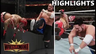 WWE 2K19 SAMOA JOE VS REY MYSTERIO |  WRESTLEMANIA 35 - PREDICTION HIGHLIGHTS