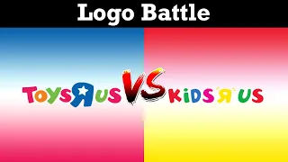 Toys R Us VS Kids R Us - Logo Battle