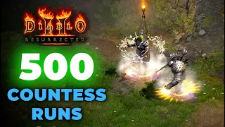 It's raining runes! - Countess generosity over 500 runs - Diablo 2 Resurrected