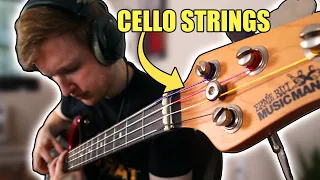 Cello Strings On A BASS Sound UNBELIEVABLE