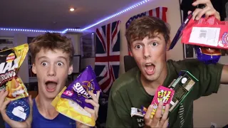 Americans Try British Sweets! *for the first time*