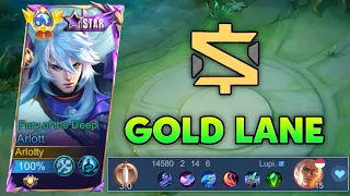 NEW META ARLOTT GOLD LANE IS THE BEST COUNTER FOR NEW META NATAN!! (Enemy marksman cry😭)