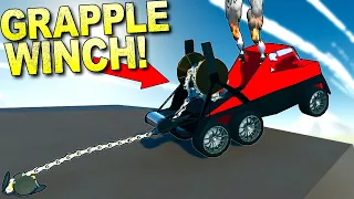 I Slapped a Giant Winch On a Truck for Dangerous Purposes! - Main Assembly Gameplay