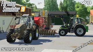 Discing field & planting corn/oats | Animals on Stappenbach | Farming Simulator 19 | Episode 8