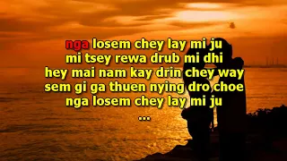 Nowie shingkha | Bhutanese Karoake ~ lyrics