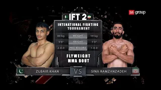 ZUBAIR VS SINA  | FIGHT 2 | IFT 2 | Pakistan vs Iran | Pro Fight