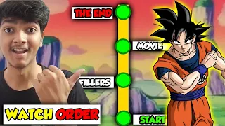 How to watch DRAGON BALL series in correct order(hindi)