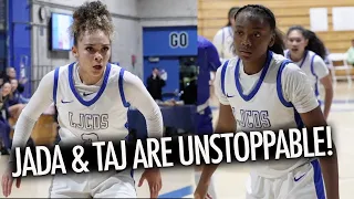 Jada Williams & Taj Roberts Best Duo In Girls High School Basketball HEAT UP & Go Off!