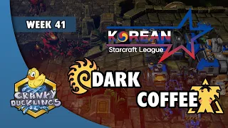 Dark vs Coffee - ZvT | Korean StarCraft League: Week 41 | Open StarCraft 2 Tournament