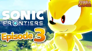 Sonic Frontiers Gameplay Walkthrough Part 3 - Super Sonic!! Giganto Boss!