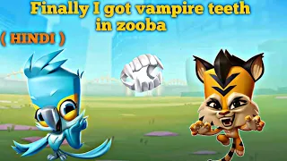 ZOOBA GAME IN HINDI FINALLY I GOT VAMPIRE TEETH IN 2 CHARACTERS