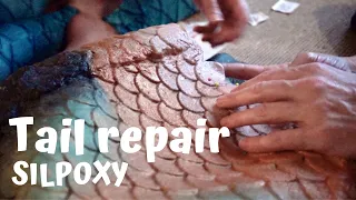 How to Repair Silicone Mermaid Tail Sil-Poxy