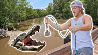 Magnet Fishing In ALLIGATOR Infested Water - Dangerous Day Of Magnet Fishing