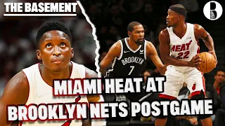 Miami Heat 105 at Brooklyn Nets 116 Postgame Show | The Basement Sports Network