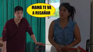 Este joven no escucho los consejos de su hermana por culpa de su madre.