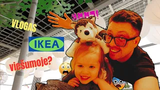 Dukra pirmą kartą IKEA parduotuvėje. Iššūkis filmuotis viešumoje #vlogas | Reik nufilmuot