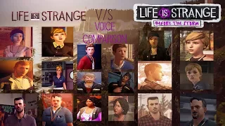 Life is Strange V/s Before the Storm Voice Comparison