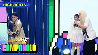 Vice Ganda accidentally pushes Vhong while laughing | It’s Showtime Rampanalo