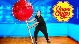 Giant 352-Pound Chupa Chups | How to Make The World’s Largest DIY Chupa Chups by VANZAI COOKING