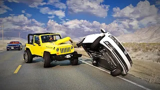 BeamNG Drive - Dangerous Driving and Accidents #41