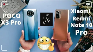 Poco X3 Pro vs Redmi Note 10 Pro Complete Comparison | Which is better? 🔥