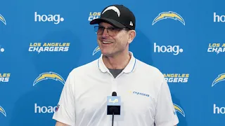 Jim Harbaugh On Phase 1 & FA Additions | LA Chargers