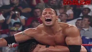 Rhyno vs. The Rock | August 27, 2001 Raw