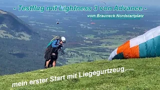 mein erstes mal mit Liegegurtzeug, Brauneck Nordstartplatz,