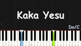 Moise Mbiye - Kaka Yesu | EASY PIANO TUTORIAL BY Extreme Midi