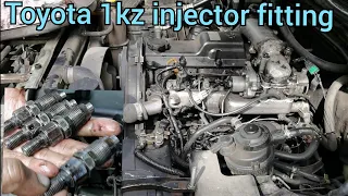 how to Toyota 1kz engine injector fitting | Toyota 1kz te New model engine