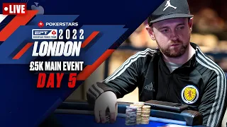 EPT London £5,300 Main Event - Day 5 ♠️ PokerStars