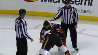 Milestone: Flames’ Tkachuk drops gloves in 1st NHL fight