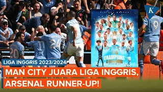 Man City Juara Liga Inggris Empat Kali Beruntun, Sejarah Baru Tercipta!