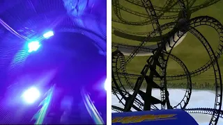 Hyperspace Mountain (Track Layout side-by-side) Disneyland Paris