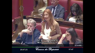 Patty L'Abbate - M5S Camera - Intervento in Aula -20/07/2023