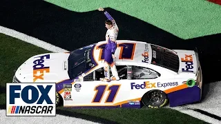 Denny Hamlin wins 2019 Daytona 500 in emotional tribute to the late J.D. Gibbs | 2019 DAYTONA 500