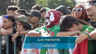 Lloran mexicanos la derrota ante Argentina en el Mundial Qatar 2022