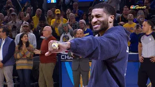 Gary Payton II Receives His Championship Ring!