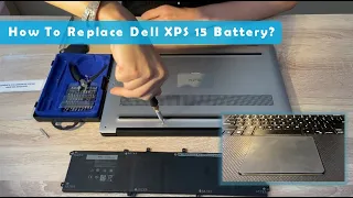 💻 Dell XPS 15 Battery Replacement. Fix, Install, Repair  9550 9560 9570 ⚡️🧑🏻‍🔧