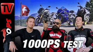 1000PS Test - Yamaha YZF-R6 vs Yamaha MT-10 SP vs Yamaha MT-09