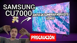 Samsung CU7000 una opinión sincera de este equipo Smart tv 4k