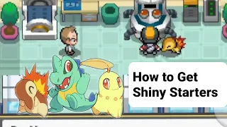 How to get a Shiny starter in Pokemon HeartGold & SoulSilver using the reset method - without cheats