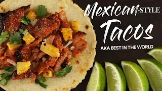 Mexican-Style TACOS from Scratch - Tacos Al Pastor | Guga Foods