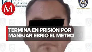 Dan prisión preventiva a conductor del Metro detenido por manejar ebrio