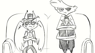 Angel Dust and Husk have a Movie Night - Hazbin Hotel Fan Animatic